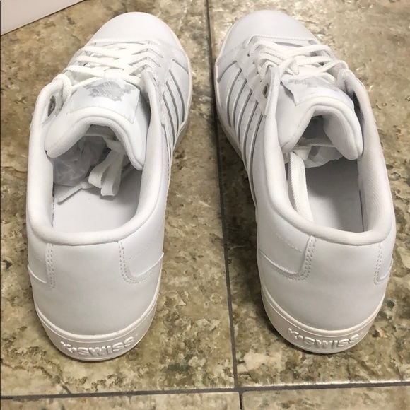 New K-SWISS damaged GALLEN III MENS LOW WHITE SNEAKER SHOE - Picture 2 of 11